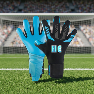 Top Vente Professionnel En Plein Air Formation Football Gardien Gants En Caoutchouc Antidérapant avec Protection Des Doigts Gants De Gardien - Product Image 5