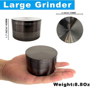 Moulin à herbes et tabac en alliage d'aluminium, nouveau design, vente en gros, pour fumer, poudre de <span class=keywords><strong>sciure</strong></span> de bois, cocktail - Product Image 5