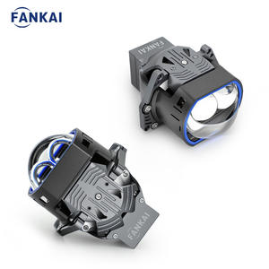 Nuevos Faros Delanteros para Automóvil con Lente LED Bi-xenón de Alta Potencia de 73W, Modelo Y5S Cuadrado de 3 Pulgadas, Aleación de Aluminio, Retrofit (Luz Alta/Baja), 12V 50000H - Product Image 2