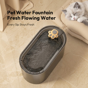 เครื่องให้น้ำแมวอัตโนมัติแบบเงียบ ความจุ 3 ลิตร แบบมีสาย สำหรับใช้ในบ้าน เพื่อสุขภาพแมวที่ดี - Product Image 1