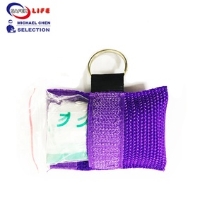 Saferlife Botiquín de primeros auxilios Mascarilla desechable <span class=keywords><strong>Cpr</strong></span> con bolsa de PE para dispositivo de emergencia de primeros auxilios - Product Image 2