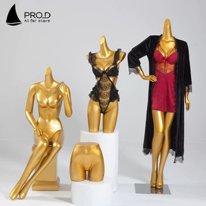 Présentoir de <span class=keywords><strong>mannequin</strong></span> de sous-vêtements Pro D Golden pour soutiens-gorge et culottes pour femmes - Product Image 3