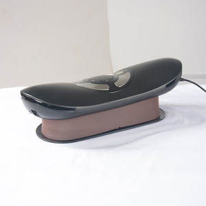Waist Massager 42x18.5x8cm <b>Vibrating</b> Heating Airbag EMS Microcurrent <b>Plug</b>-<b>In</b> Rechargeable Home Use Black - Product Image 2