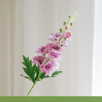 Bunga Hyacinth Real Touch, Bunga Delphinium Latex Palsu, Bunga Artifisial Realistis, Dekorasi Rumah & Pernikahan