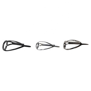 Blanco de plata No daño a línea de pesca aparejos de pesca rod guías anillo utilizado para flujo de polo - Product Image 4