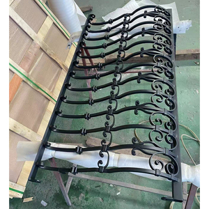 Rampe d'escalier de luxe en fer forgé, design d'escalier - Product Image 3