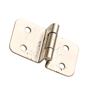 Charnière de meuble de style chinois 28 mm en fer argenté à montage en surface, antirouille, type H - Product Image 4