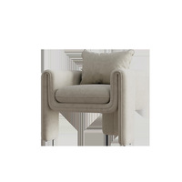 Canapé-lit multifonctionnel moderne en tissu PU de luxe nordique avec pieds en métal pour salon, petit canapé, meubles de maison