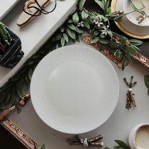 <span class=keywords><strong>Vajilla</strong></span> Moderna de <span class=keywords><strong>Melamina</strong></span> Blanca de Alta Gama de 14 Pulgadas, Irregular, <span class=keywords><strong>Apta</strong></span> para Lavavajillas y <span class=keywords><strong>Microondas</strong></span>, Desechable, para Bodas y Fiestas - Product Image 1