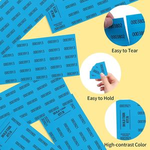 ตั๋วตะกร้าประมูลตั๋วจีนแบบ<span class=keywords><strong>จับ</strong></span><span class=keywords><strong>ฉลาก</strong></span>ตัวเลขสำหรับดื่มรางวัลการระดมทุนแบบเงียบเทศกาลเพนนีงานประมูล - Product Image 3