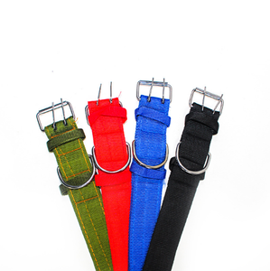 Kingtale kerah anjing lebar nilon dapat disesuaikan dengan gesper logam kokoh untuk anjing ukuran sedang besar XL - Product Image 3