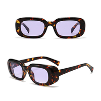 Lunettes de soleil carrées rétro tendance UV400