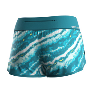 Pantalones Cortos Deportivos Profesionales para Mujer, Tela Elástica Suave, Diseño de Dobladillo Curvo para Maratón y Entrenamiento - Product Image 2