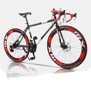 Vélo de route en acier à 24 vitesses OEM pour hommes - Vélo de course de haute qualité avec frein à disque et roues en alliage d'aluminium - Product Image 1