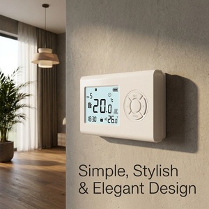 <span class=keywords><strong>Thermostat</strong></span> programmable hebdomadaire <span class=keywords><strong>filaire</strong></span> moderne pour chaudière à <span class=keywords><strong>gaz</strong></span> avec contact sec pour le contrôle du chauffage de cuisine, hôtel, sous-sol - Product Image 4