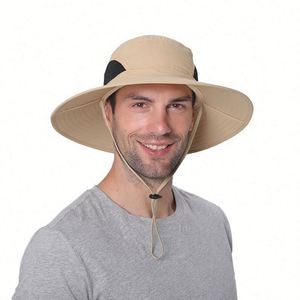 Chapeau Boonie Pliable en Maille Anti-UV pour Hommes et Femmes, Imperméable à Large Bord, Idéal pour l'Été, la Plage, la Pêche et la Randonnée - Product Image 4