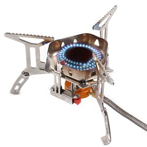 Guanglu Outdoor Windproof Stainless Steel Portable Gas Stove For <b>Camping</b> And Picnic Use With Ignition Device - Product Image 3