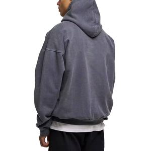 Oferta de Muestra: Sudadera con Capucha Cruzada de Corte Atlético Holgado para Hombre, Sudadera con Capucha Gruesa - Product Image 3