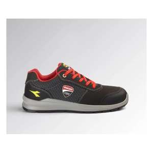 DIADORA UTILITY-701,181703-C2541/43 Zapato repelente al agua de baja seguridad SPEEDY RACE LOW S3S FO SR SC MET FREE Negro/Rojo - Product Image 1