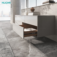 NUOMI Quincaillerie pour meubles Glissière de tiroir sous plan Heavy Duty YOUTH Series Trinodal Ball Bearing Rebonding Drawer Slide
