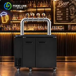 Réfrigérateur Kegerator avec robinet pour usage domestique et commercial, distributeur de bière artisanale <span class=keywords><strong>à</strong></span> économie d'énergie - Product Image 1