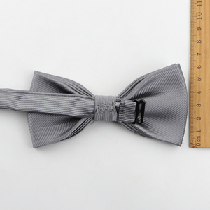 Classique solide mode noeuds papillon marié hommes coloré rayé cravate grille mâle mariage papillon mariage noeuds papillon - Product Image 4