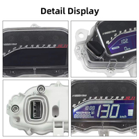 Untuk Perakitan Dashboard Speedometer Digital LCD Sepeda Motor Honda CG160