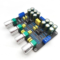 (bsc) Audio Hifi Amplifier Dual Ne5532 Tone Equalizer Preamp Stereo Preamplifier Board Kontrol Treble Bass Pre Amplifier