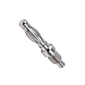 Conector Banana de Alta Corriente de 4 mm |   Resorte de Linterna de Cobre Puro con Rosca M5 |   Sonda de Prueba de Resorte de Corona Metálica para Instrumentación de PCB - Product Image 1