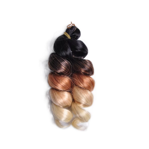Wholesale Short French Curl Braids Hair Extensions Synthetic Loose Spiral Curl Soft Curly Braiding Hair <strong>Attachment</strong> for Braids - Product Image 4