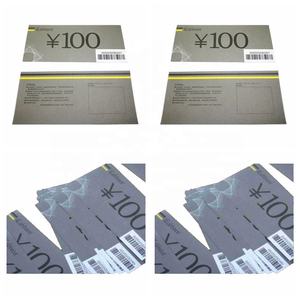 Papel de seguridad personalizado, cupón de regalo, billete de holograma - Product Image 4