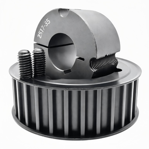 Puleggia con Boccola Conica in Acciaio HTD 3M 5M 8M 14M 20M - Product Image 1