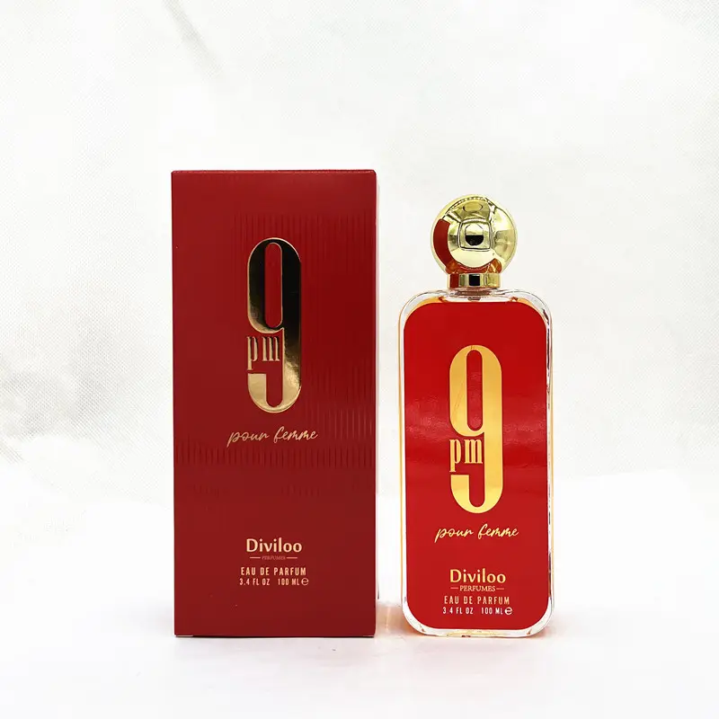 All'ingrosso originale africano Dubai, di lunga durata qualità calda rosso 9PM Eau de Parfum lusso neutro profumo da donna