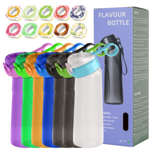 Bouteille d'eau portable avec capsules aromatiques parfumées, écologique en Tritan, idéale pour la gym et les voyages - Product Image 5