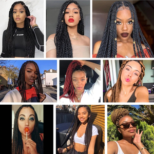 Hot <strong>Sales</strong> Umbo Braid Synthetic Braiding Hair Extension Soft Material Wig <strong>for</strong> <strong>African</strong> 165g Prestretched Synthetic Braiding Hair - Product Image 2