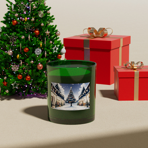 Hũ đựng nến thủy tinh mờ màu xanh lá cây phổ biến, dung tích 6OZ, 8OZ, 10OZ, có nắp gỗ - Product Image 3