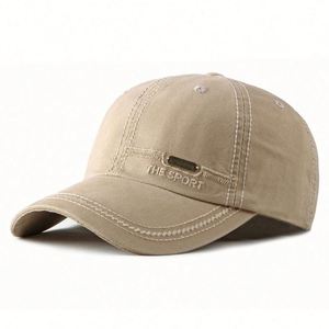 Unstructured Baseball Caps 6 Panels Baseball Hats Custom Embroidery logo Soft <b>Top</b> Cotton Baseball Caps - Product Image 4