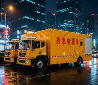 Générateur diesel mobile silencieux de 320 kW, 400 kW, 500 kW monté sur remorque avec ATS, station d'alimentation industrielle pour usine minière