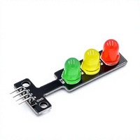 Módulo de Señalización de Tráfico LED de 5V, Luz Roja/Verde, Bloques de Construcción Electrónicos para Aprendizaje, Programación, Placa de Control Individual