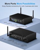 Bu Endüstriyel Mini Bilgisayar, Esnek Çift Depolama Seçeneği Sunar, M.2 SSD Yuvası (SATA/NVMe, 2 TB'a kadar) ve 2,5 inç HDD/SSD Yuvası ile.
