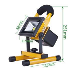 Hot 10W <strong>20w</strong> LED Flood Light Outdoor Spotlight Searchlight Battery <strong>Rechargeable</strong> LED <strong>Floodlight</strong> - Product Image 6
