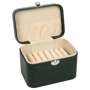 PU Da Màu Rắn Cao cấp Đa-Màu Sắc Vuông Hiện Đại Xách Tay 7/15/36 Khe Cắm Vòng Đeo Tay Lưu Trữ Hộp & Trường Hợp - Product Image 2