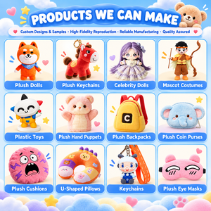 Llaveros de Peluche Personalizados OEM ODM, Lindos Personajes de Dibujos Animados, Fabricante de Juguetes de Peluche para Regalos Promocionales y Marcas - Product Image 6