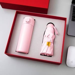 Set de Regalo Personalizado con Sombrilla de Protección Solar y Termo, Set de Regalo de Graduación, Regalo de Boda, Regalo Publicitario - Product Image 2
