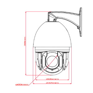 Cámara PTZ de 5MP con <span class=keywords><strong>Zoom</strong></span> Óptico de 22X, Cámara IP P2P, Detección Facial y Seguimiento Automático para Obras de Construcción - Product Image 5
