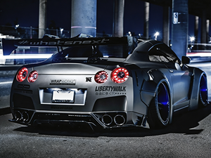 ชุดแต่งไวด์บอดี้ LB Style รุ่นแรก วัสดุไฟเบอร์กลาส กันชนหน้า/หลัง สเกิร์ตข้าง คิ้วล้อ สำหรับ Nissan GT-R R35 ปี 2008-2024 - Product Image 6