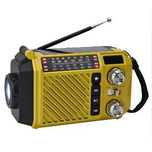 Radio Portátil Multibanda AM FM SW con Manivela Solar, Linterna LED y Función de Reproducción MP3 para Exteriores - Product Image 3