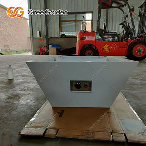 Brasero de Gas de Acero Corten Blanco para Exteriores con Cascada - Calentador de Gas Natural Ecológico Incluye Palo para Leña para Decoración de Jardín y Piscina - Product Image 5