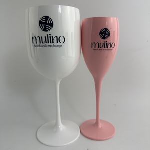 Детские розовые пластиковые флейты для шампанского многоразовые 165 мл очки просекко моющиеся - Product Image 3