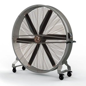 Ventiladores Industriales HVLS de Gran Tamaño para Exteriores, 220/380V CA, Sin Escobillas, de 1m, 1.5m y 2m de Diámetro - Product Image 2